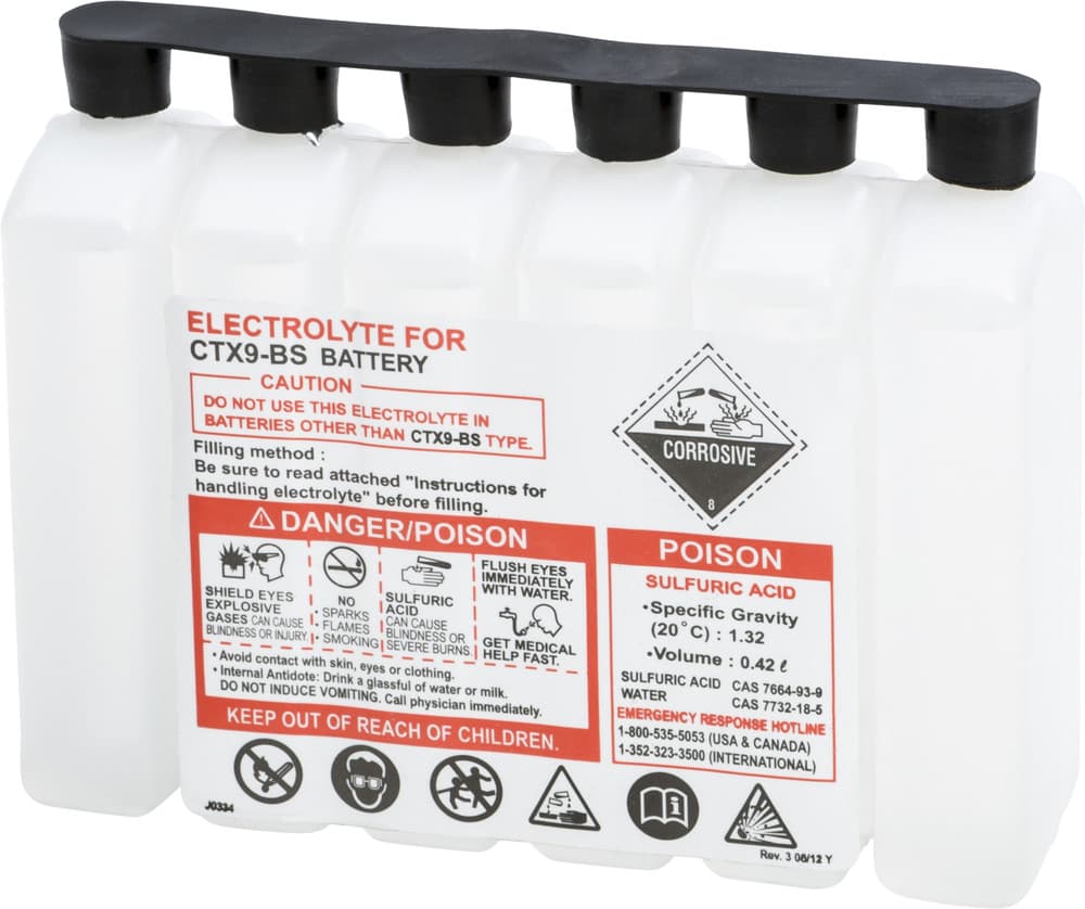 FIRE POWER - 450CC CTX - Sealed Battery Electrolyte Pack