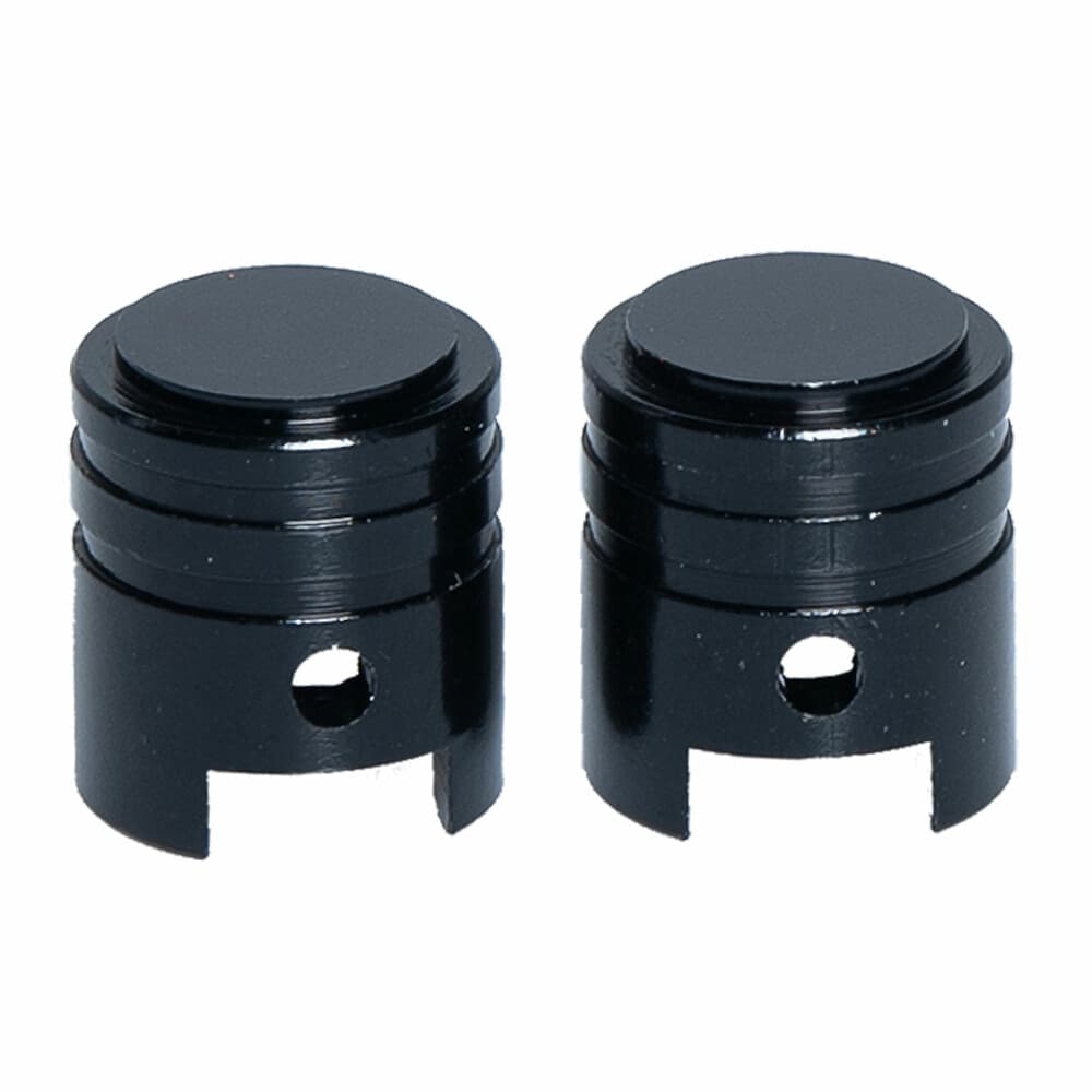 Valve Caps 2PCS Black