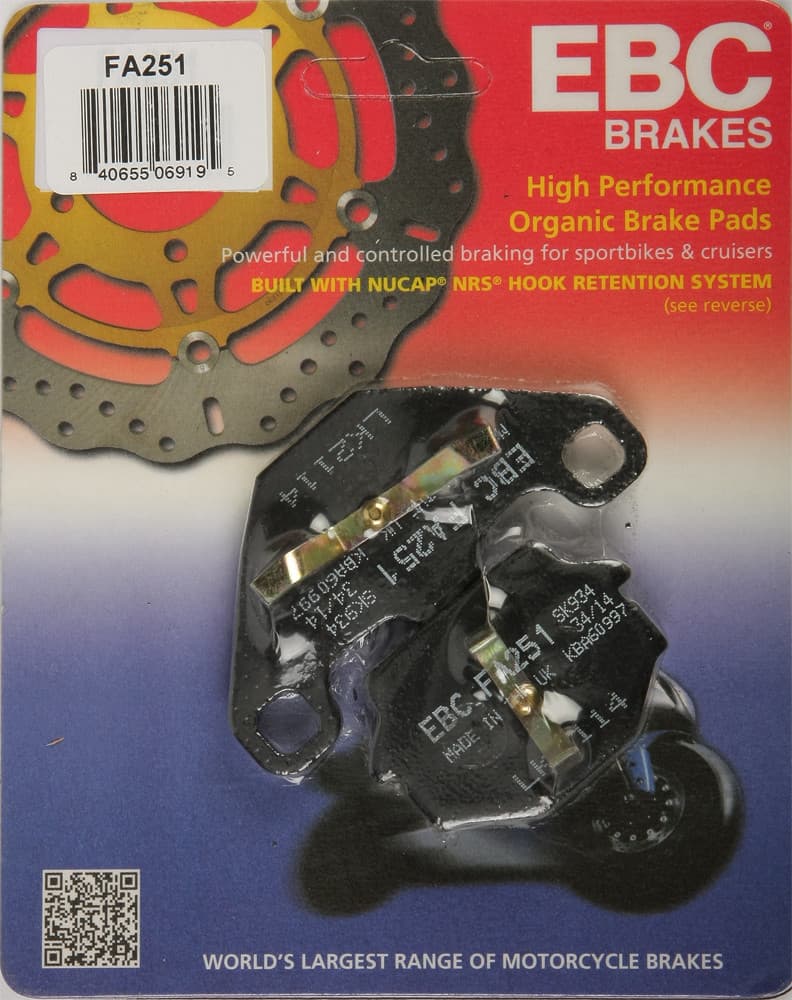 EBC Organic Brake Pad - FA251