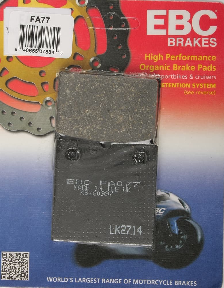 EBC Organic Base FA Brake Pads - FA77