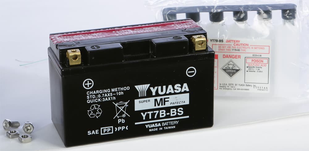 YUASA - YUAM62T7B - Agm Maintenance Free Battery