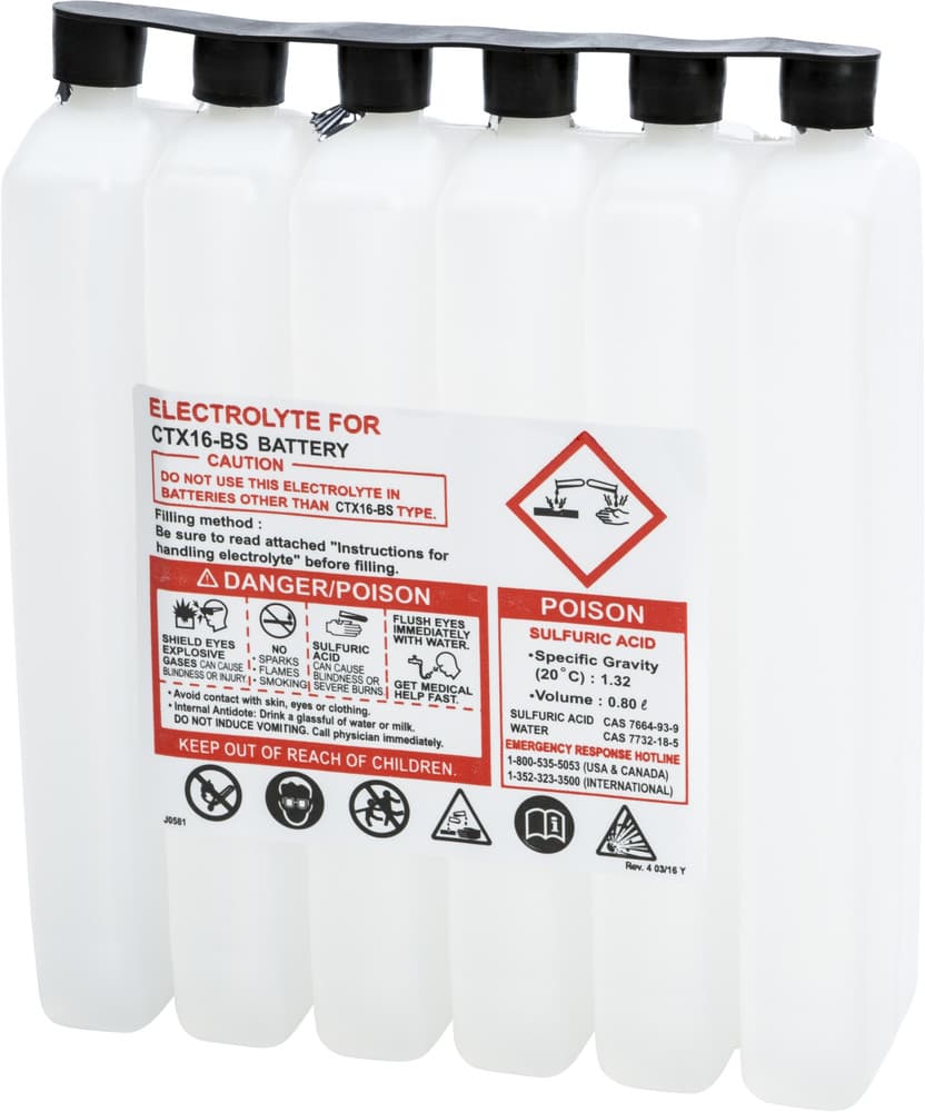 FIRE POWER - 800CC CTX - Sealed Battery Electrolyte Pack