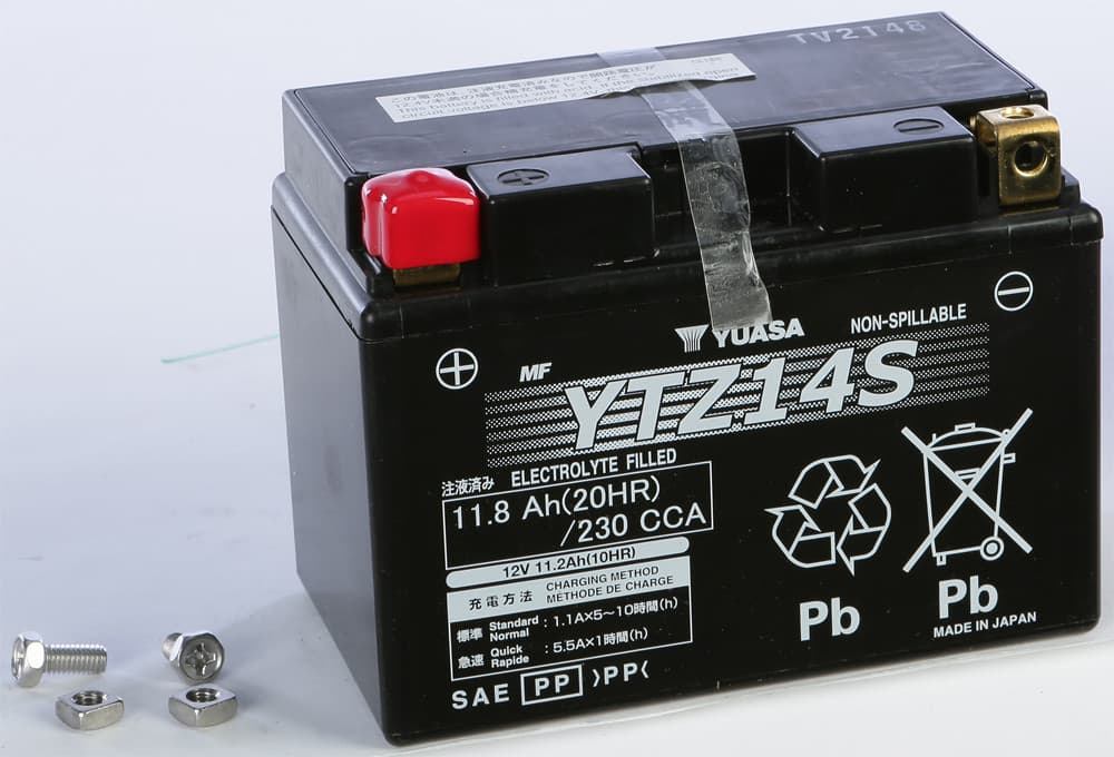 YUASA - YUAM72Z14 - Sealed Factory Activated