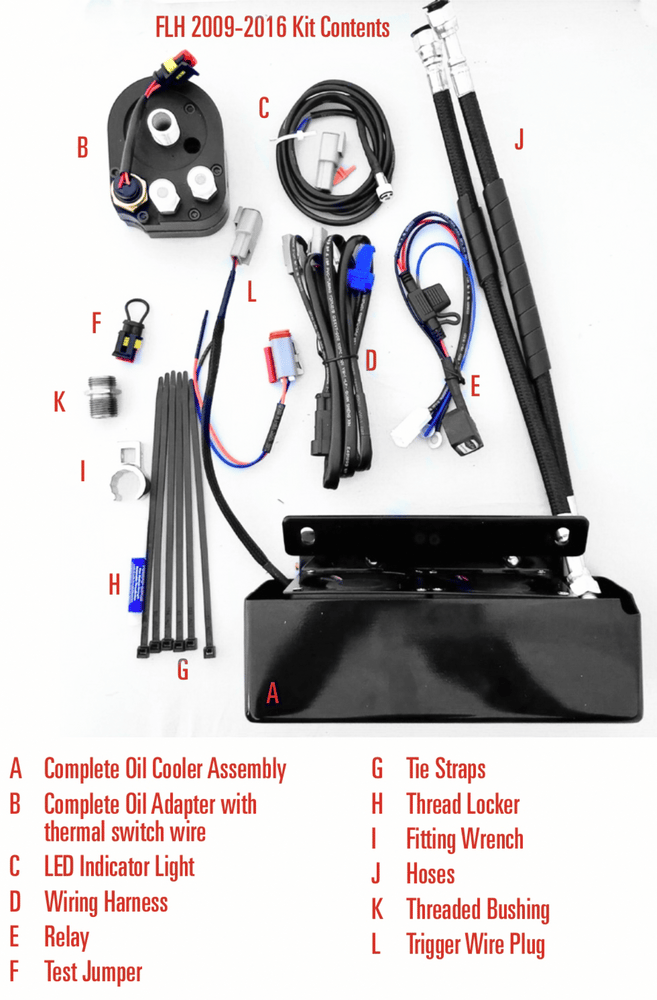 ULTRACOOL - RF2G - 3.0 Below Regulator Mount Oil Cooler With Fan Kit