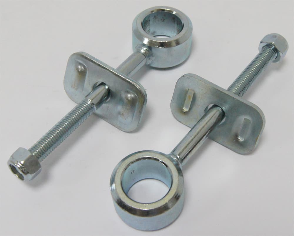 Rear Axle Adjuster Set Zinc Flt 84-96 OEM 41573-84