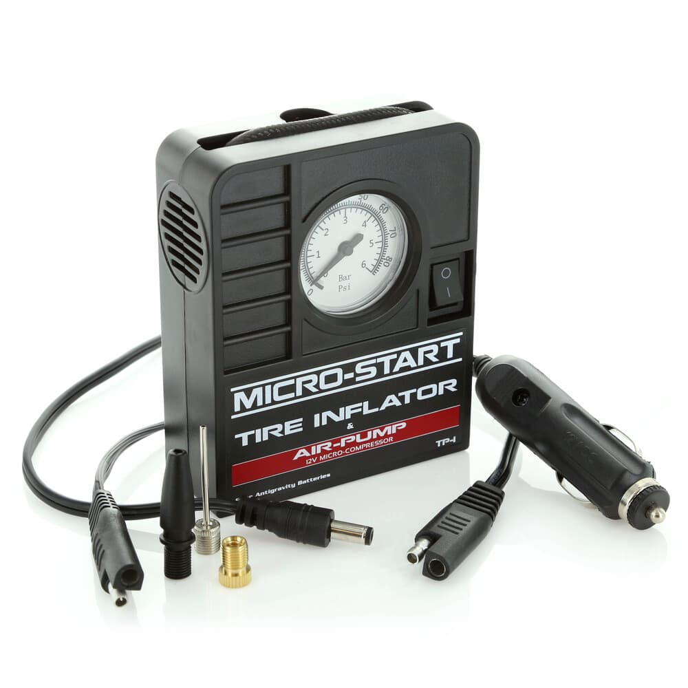 Antigravity Micro Jump Start Pack Tire Inflator Pump Inflator Gauge