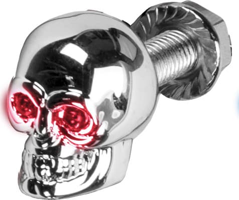 HARDDRIVE Lighted Skull License Plate Light - H040078