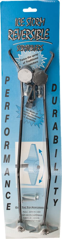 Ice Storm Reversible Scratchers - Rail Mounted