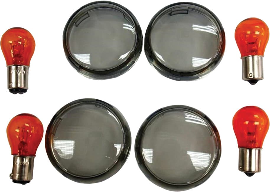 HARDDRIVE Smoked Turn Signal Lens Kit turn signal - 161031