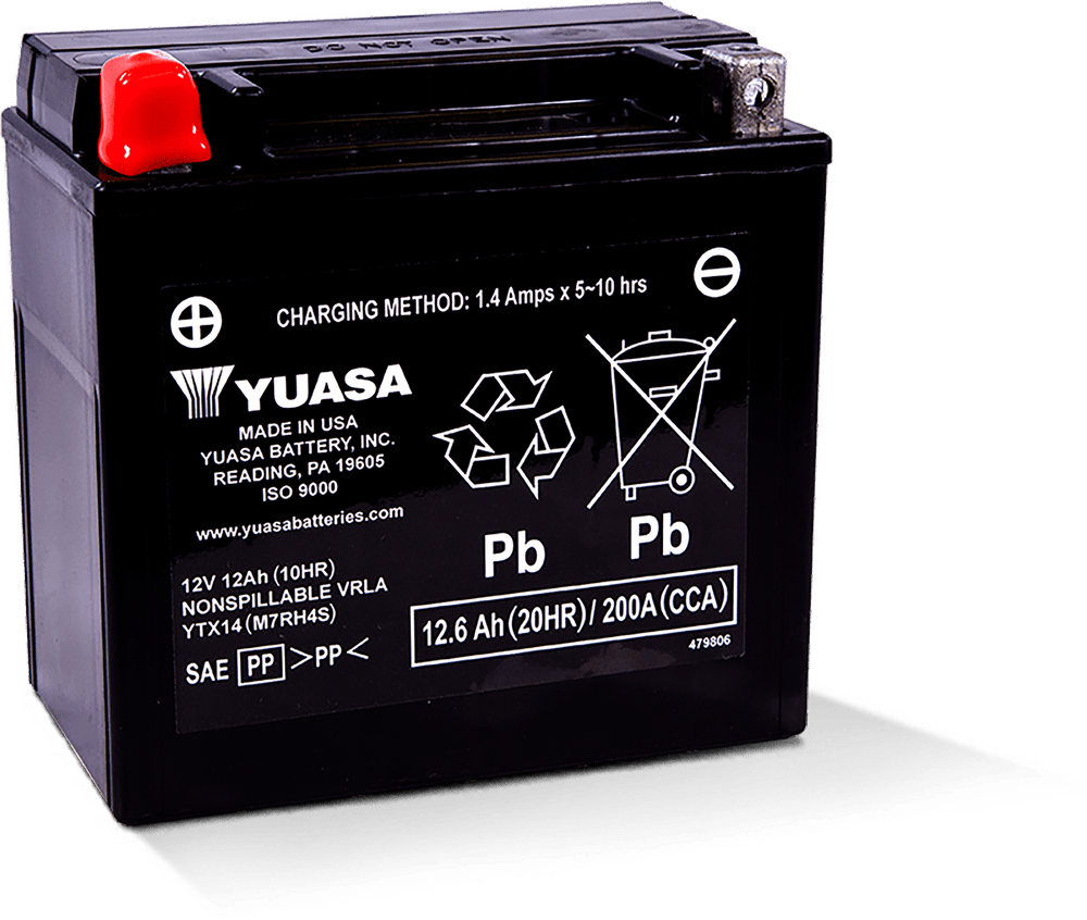 YUASA - YUAM7RH4S - Sealed Factory Activated