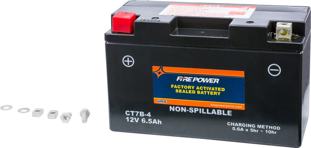 FIRE POWER - CT7B-4 - Factory Activated Sealed Battery