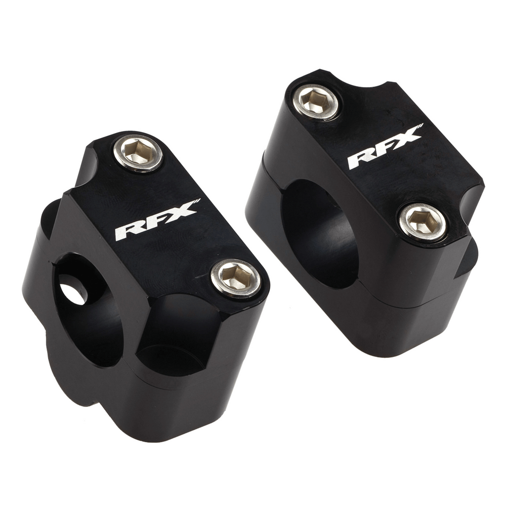 RFX Handlebar Mounts Bar Mount Riser Clamp - FXHM 90000 55BK