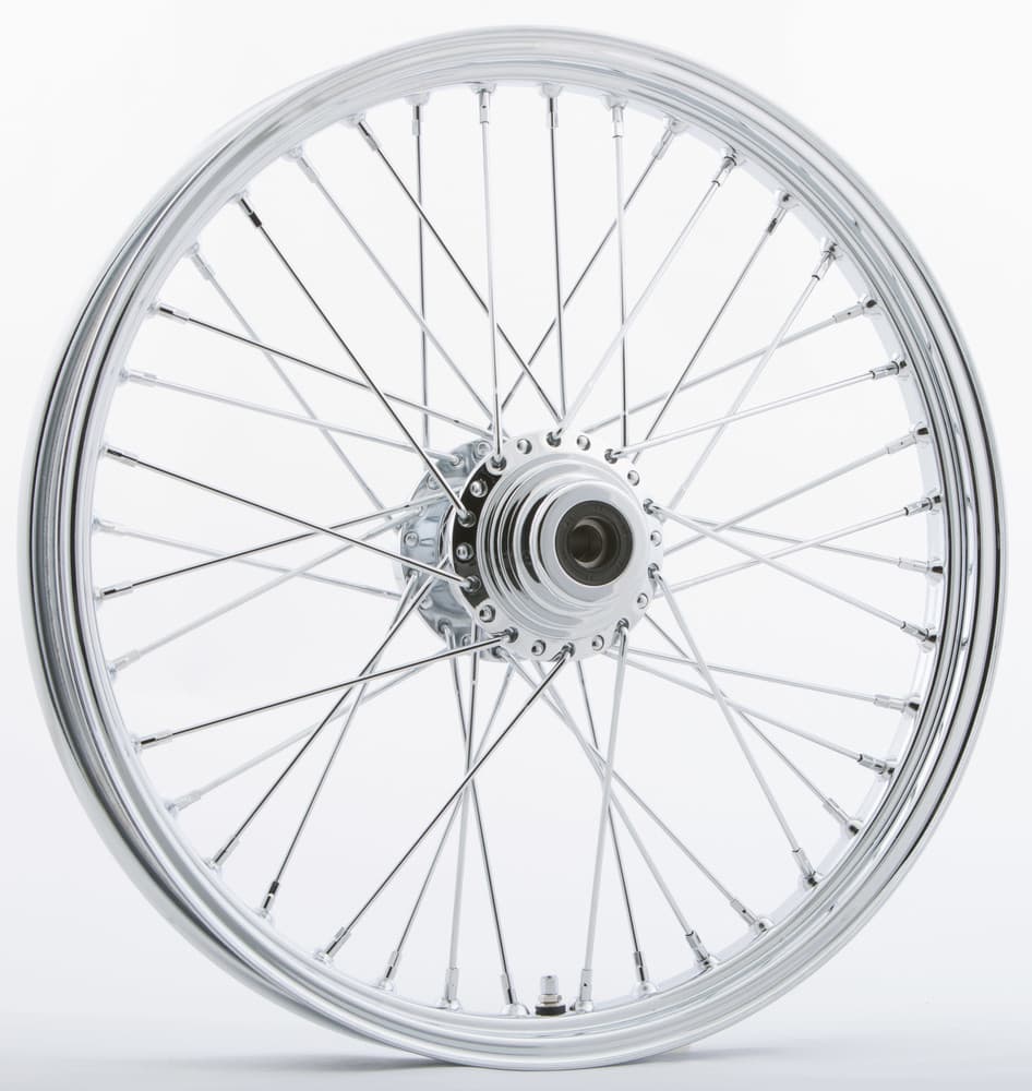 Front 40-SPK SD CHROME 21X2.15 WG-HUB 3/4" AXL PRE 99