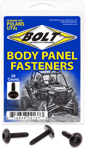 UTV Body Panel Fasteners M6X24 Body Panel Screws 20PK