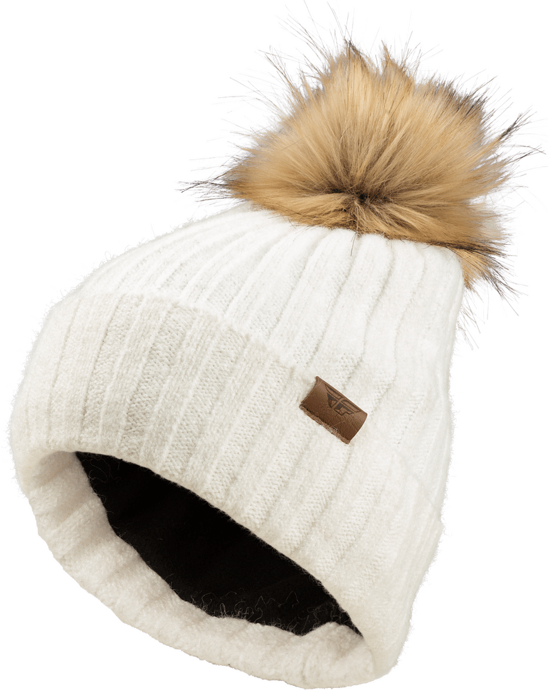 FLY RACING - 22-3252 BEIGE - Pom Beanie