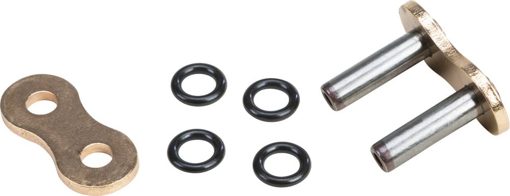 O-Ring Rivet Master Link 525 Gold