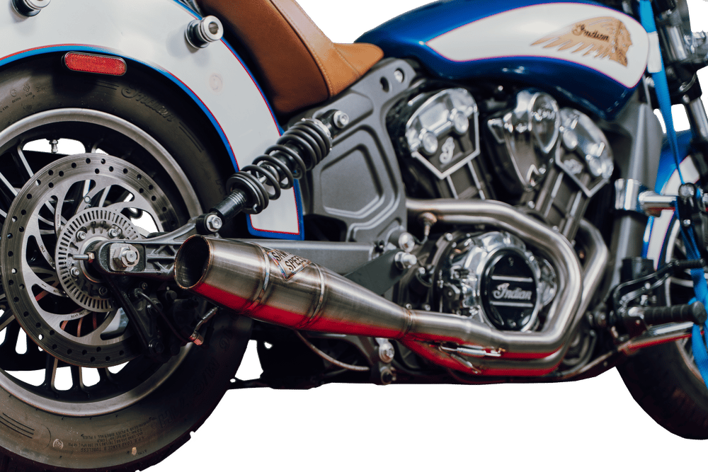 SAWICKI - 930-01367 - Indian Scout Long Cannon Exhaust
