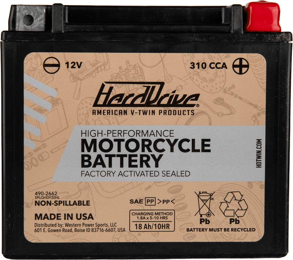 HARDDRIVE - HRDM720BH - Agm Sealed Battery