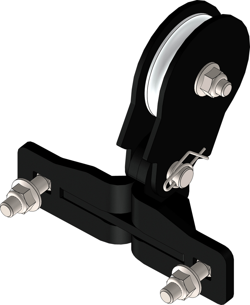 Quick Plow Pulley-Steel Cable
