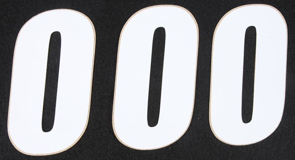 D'cor COR Series Numbers Vehicle Graphics Kit - 45-14-0