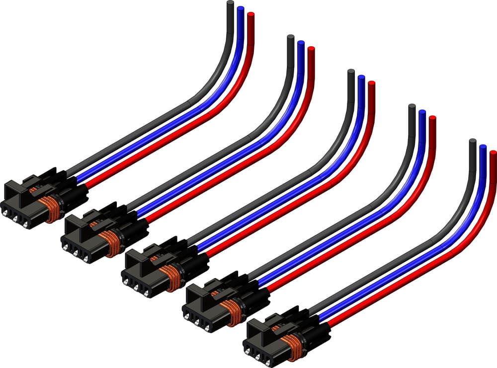 KFI 3-Pin Wire Harness Pigtail Wiring Harness Connector