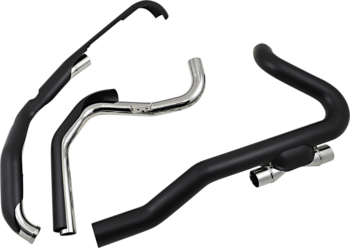 COBRA - 6256RB - Powerport Trike Dual Headpipes - Raven Black