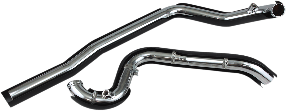 COBRA - 6251RB - True Dual Headpipes - Black - '07-'08 Fl