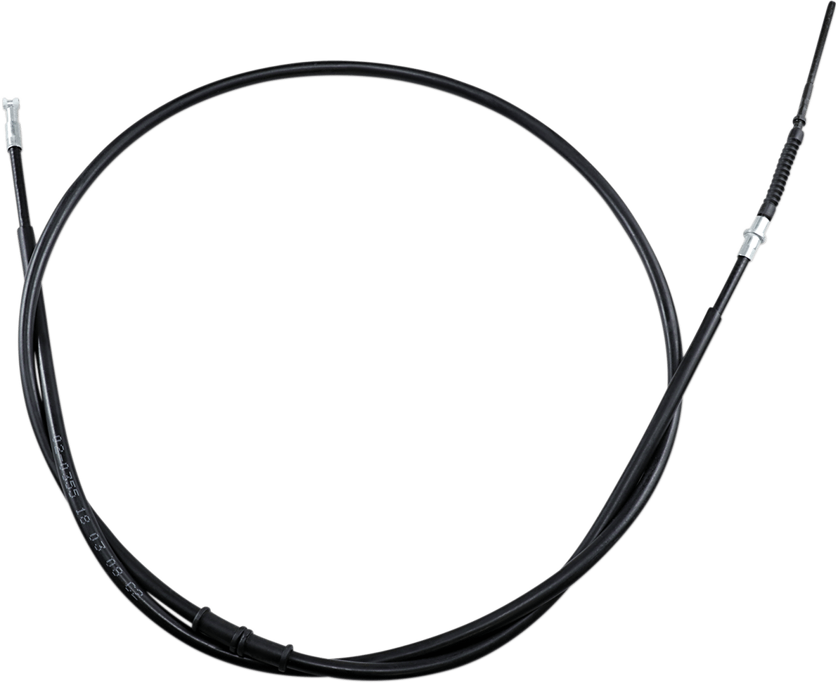 MOTION PRO - 020355 - Black Vinyl Brake Cable - Rear - Hand - Honda