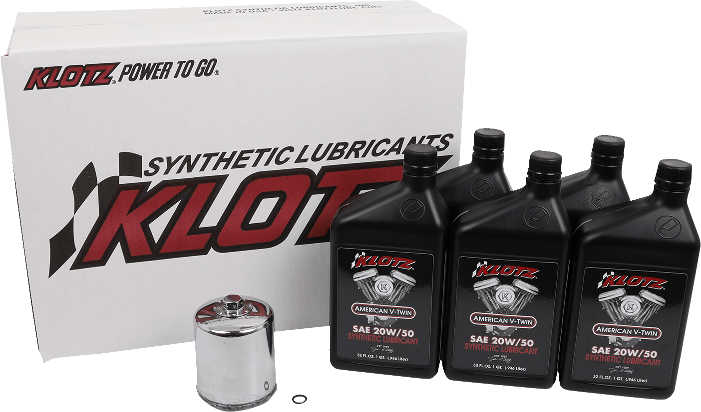 KLOTZ OIL - KH111 - Basic Oil Change Kit - Sportster