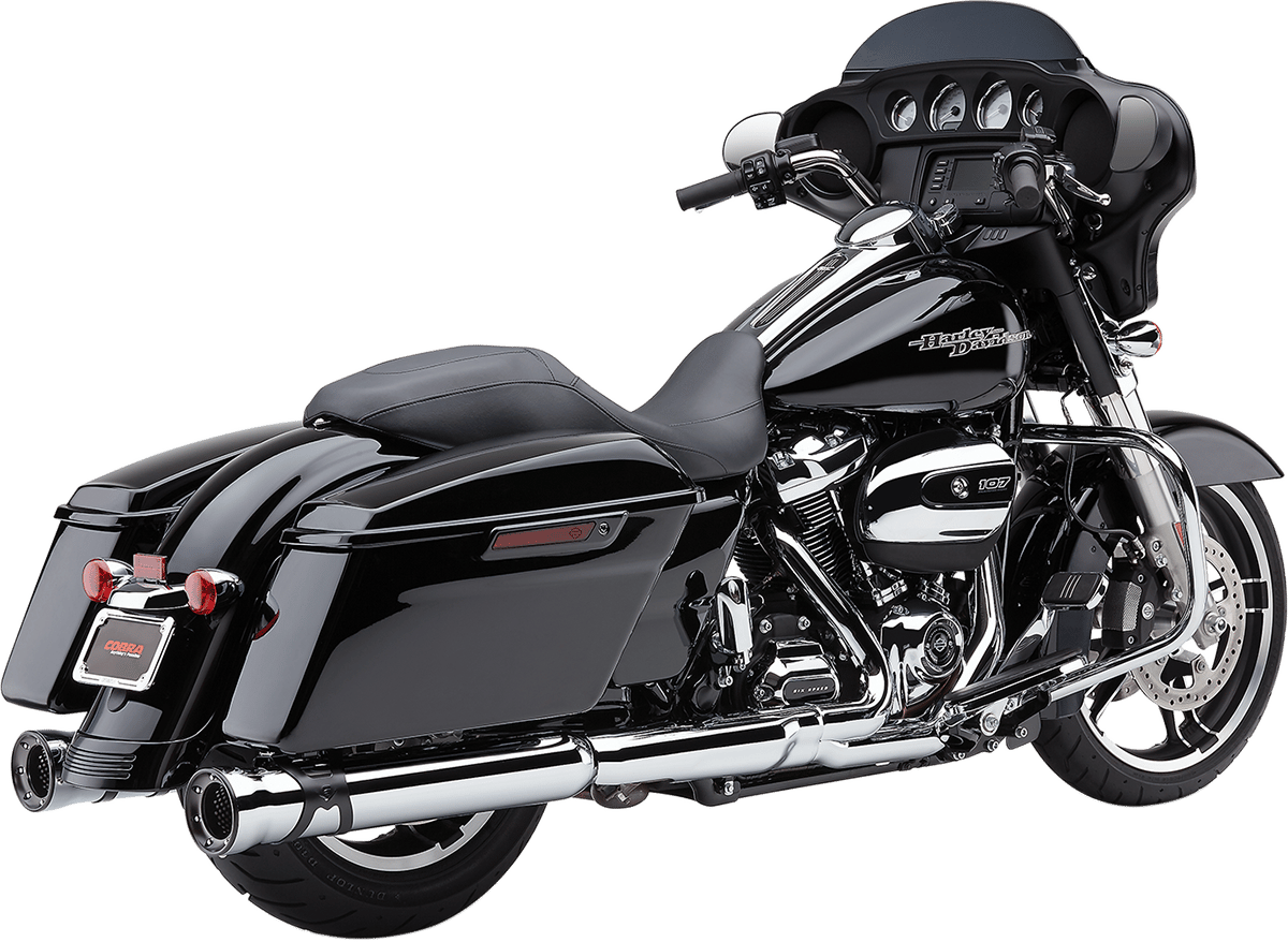 COBRA - 6216 - Race-Pro Slip-On Mufflers - 4-1/2" - Chrome - Fl