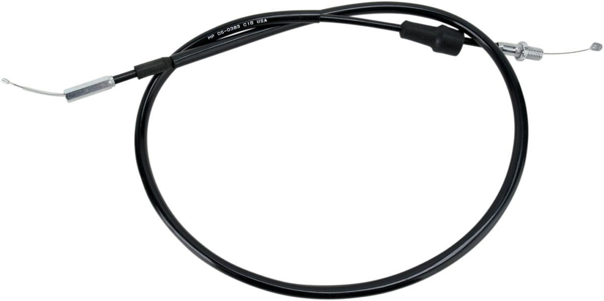 Black Vinyl Throttle Cable