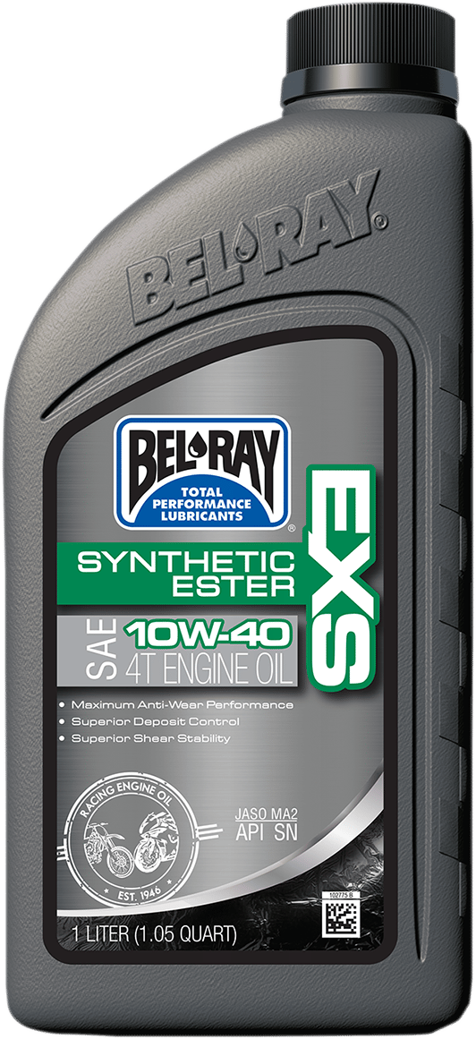 BEL-RAY - 99161B1LW - Exs Synthetic 4T Oil - 10W-40 - 1L
