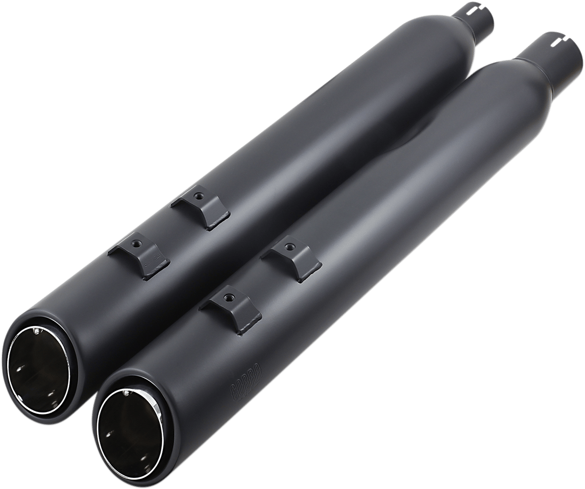 COBRA - 6269RB - 909 Uppercut Slip-On Mufflers - M8 Fl - Raven Black