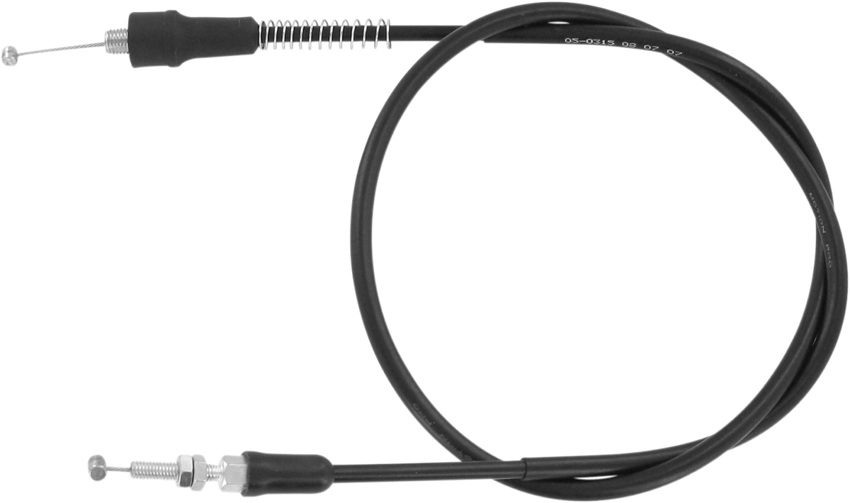 Black Vinyl Throttle Cable
