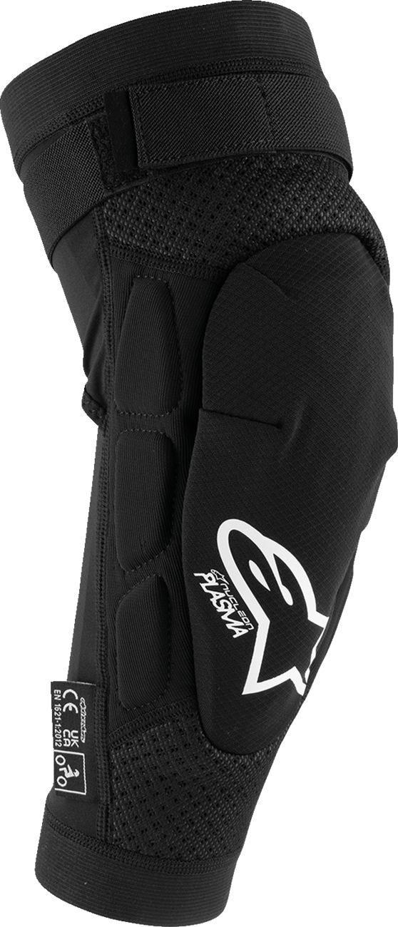 ALPINESTARS - 65402261322X - Youth Bionic Plasma Knee Guards - Black/White - 2XL