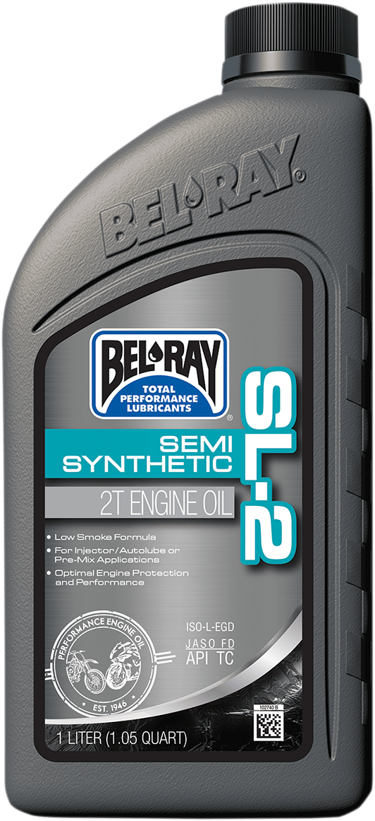 BEL-RAY - 99460B1LW - Sl-2 Semi-Synthetic 2T Engine Oil