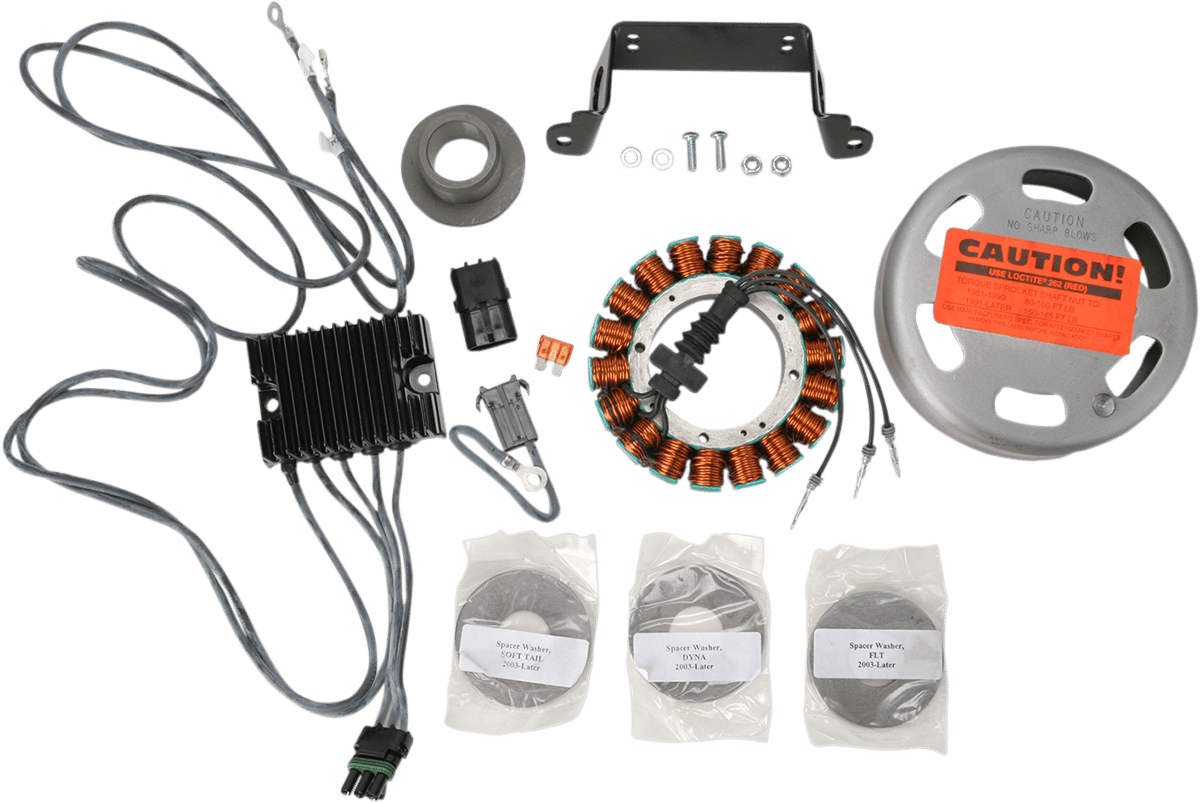 COMPU-FIRE 40A 3-Phase Charging System alternator stator rotor - 55565