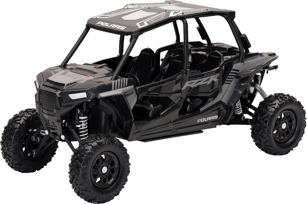 NEW RAY TOYS - 57843D - Polaris Rzr Xp 4 Turbo Eps - 1:18 Scale - Black