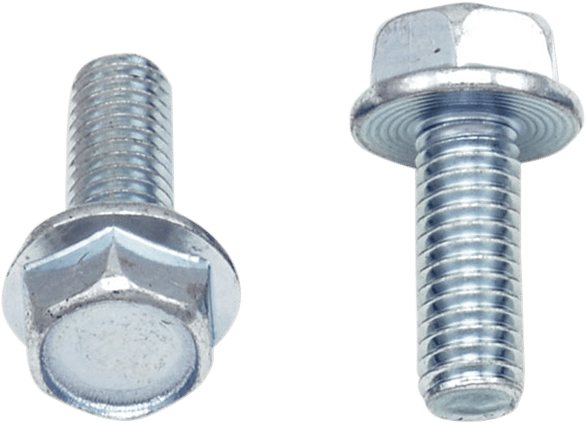 10MM Hex Head Flange Bolts 6X1.0X16MM 10/PK