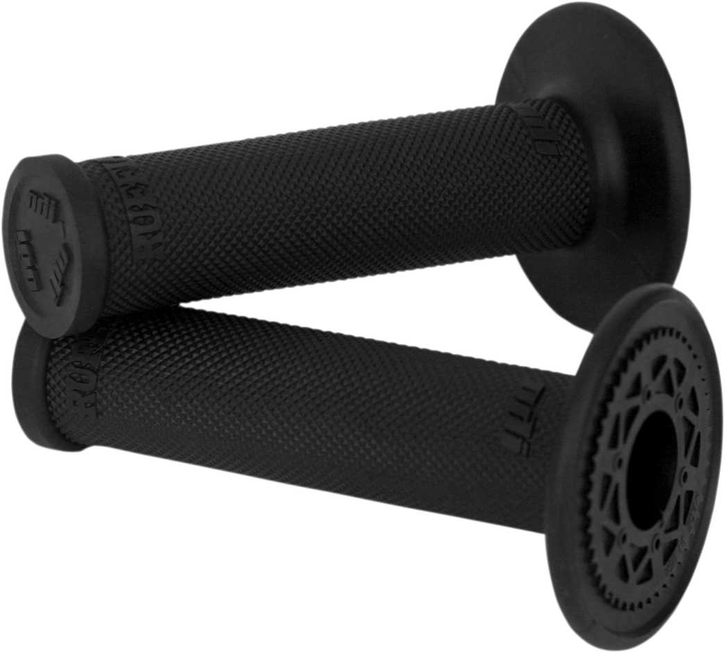 ODI - H00RFB - Ruffian Mx Single-Ply Grips - No Waffle - Black