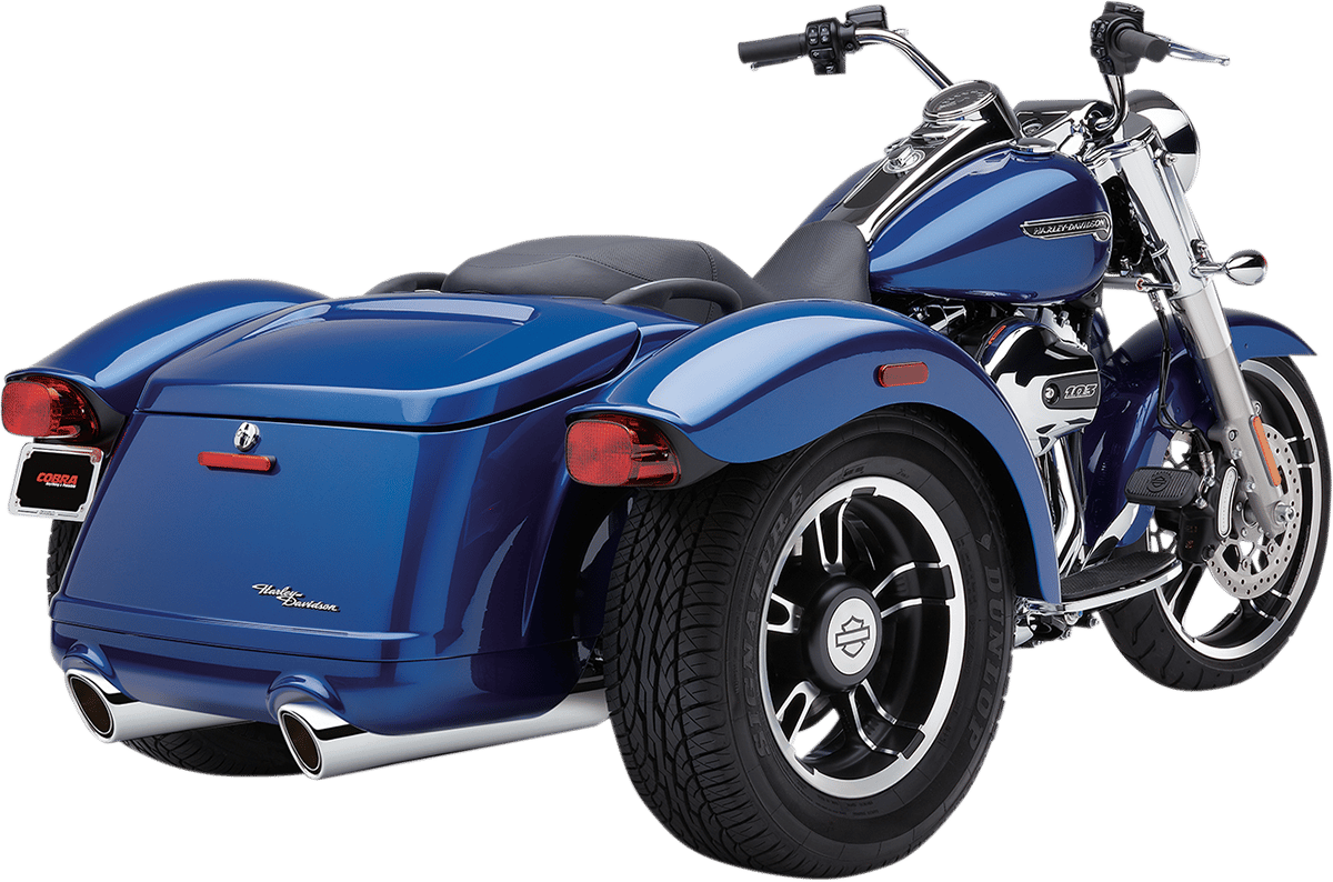 COBRA - 6302 - 909 Slip-On Mufflers - Flrt