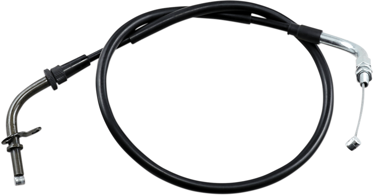 Black Vinyl Throttle Pull Cable