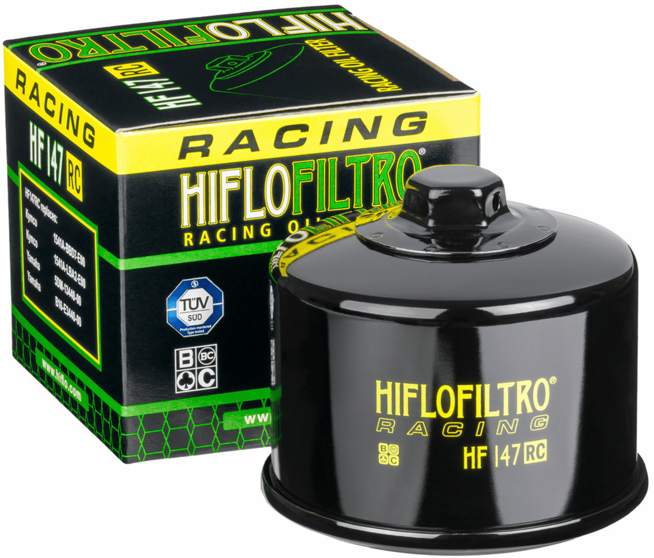 HIFLOFILTRO - HF147RC - Racing Oil Filter - Black