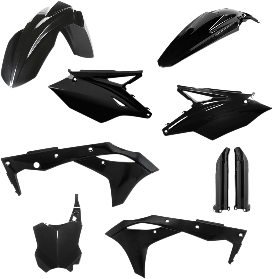 ACERBIS - 2685820001 - Full Body Kit - Black - Kawasaki - Kx '18-'20