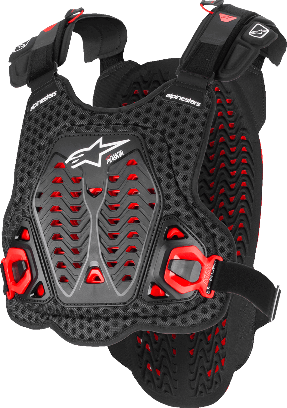 ALPINESTARS - 6700825132M/L - A-5 Plasma Chest Protector - Black/Red/White - M/L