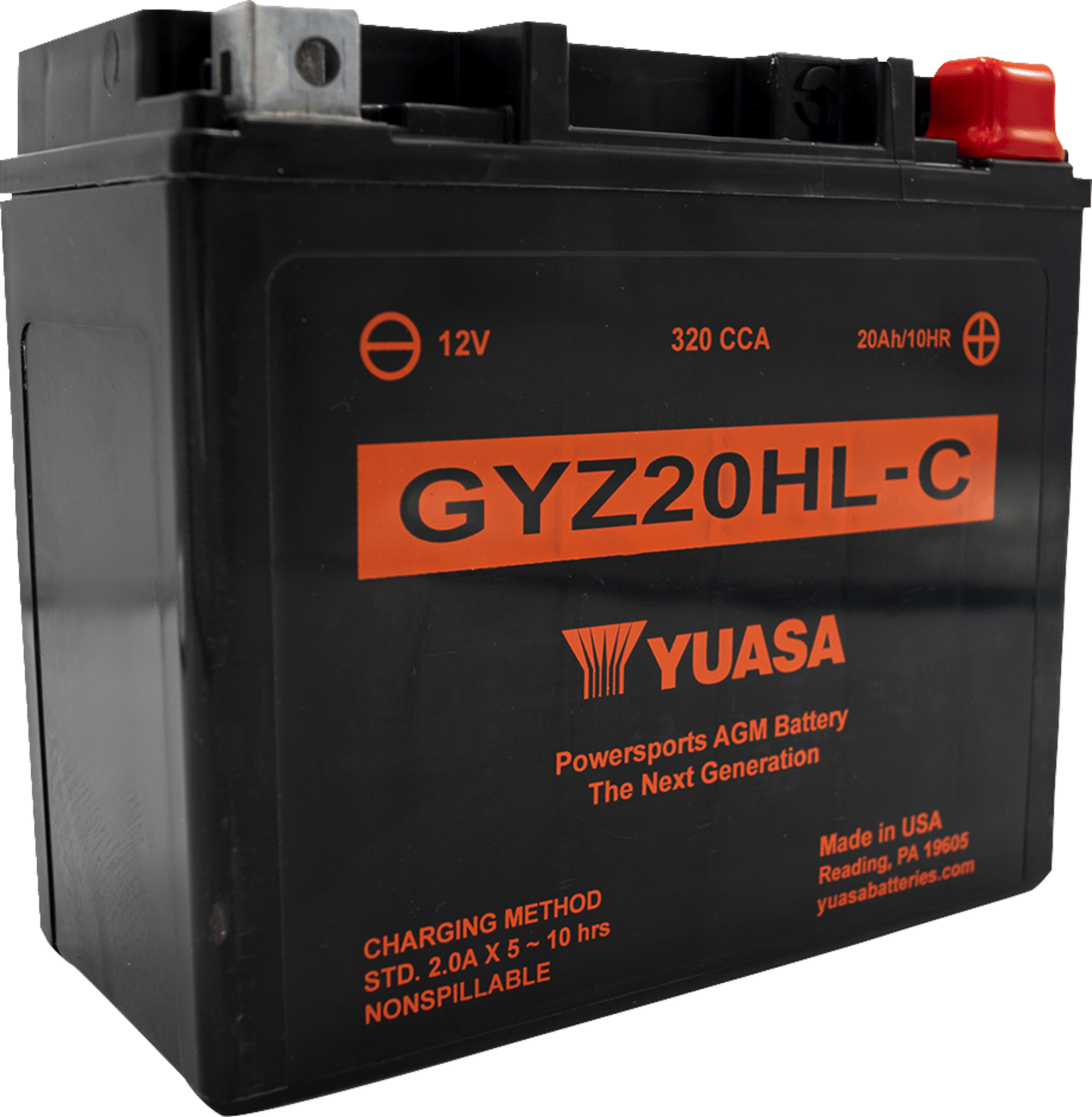 YUASA - YUAM720GHC - Gyz Factory-Activated Agm Maintenance-Free Battery