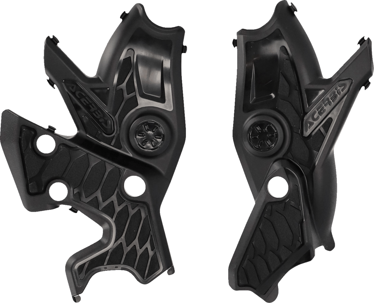 ACERBIS - 2911460001 - X-Grip Frame Guards - Black - Yamaha - Tenere '21-'24