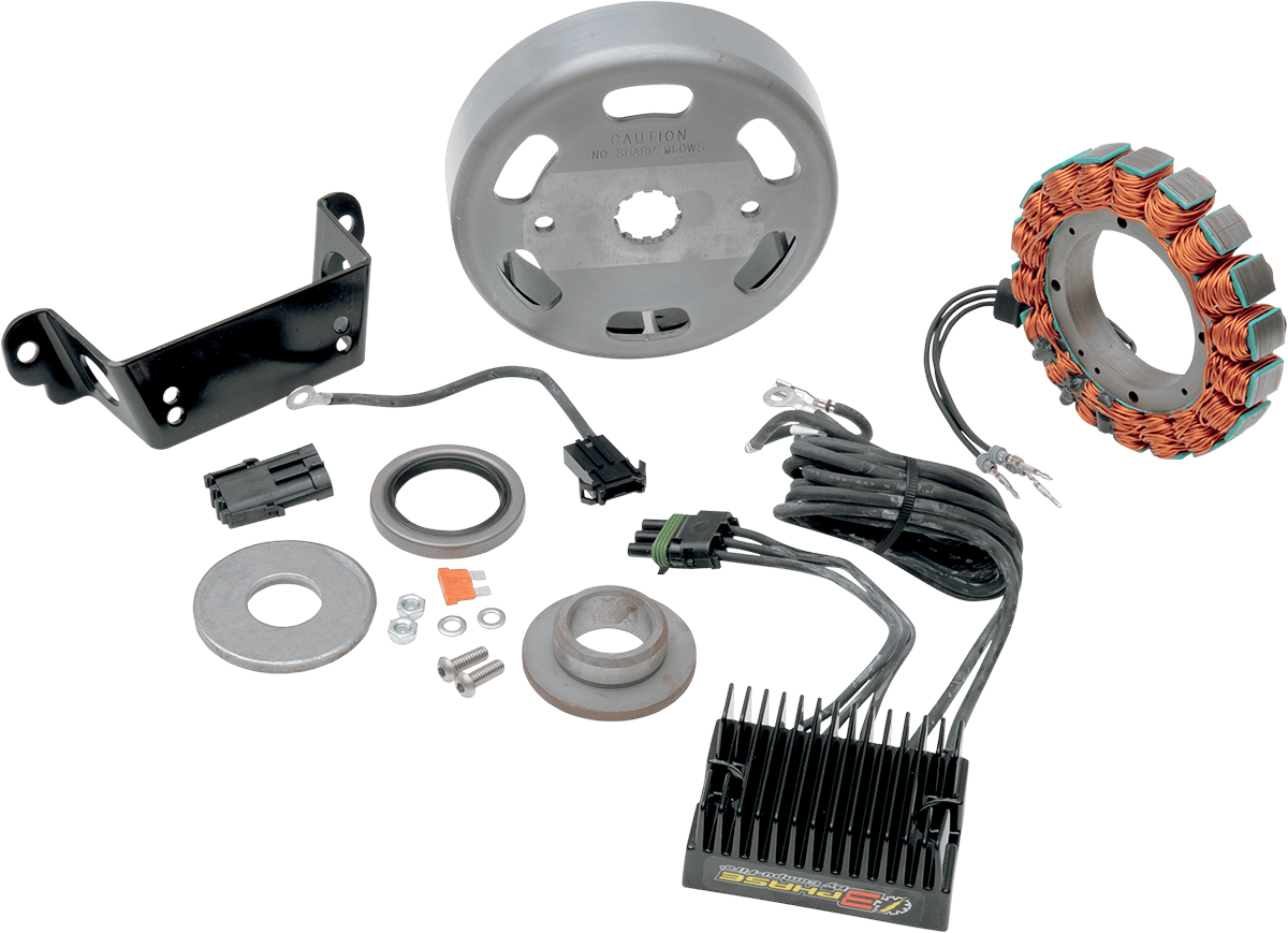 COMPU-FIRE 40A 3-Phase Charging System alternator stator rotor - 55560
