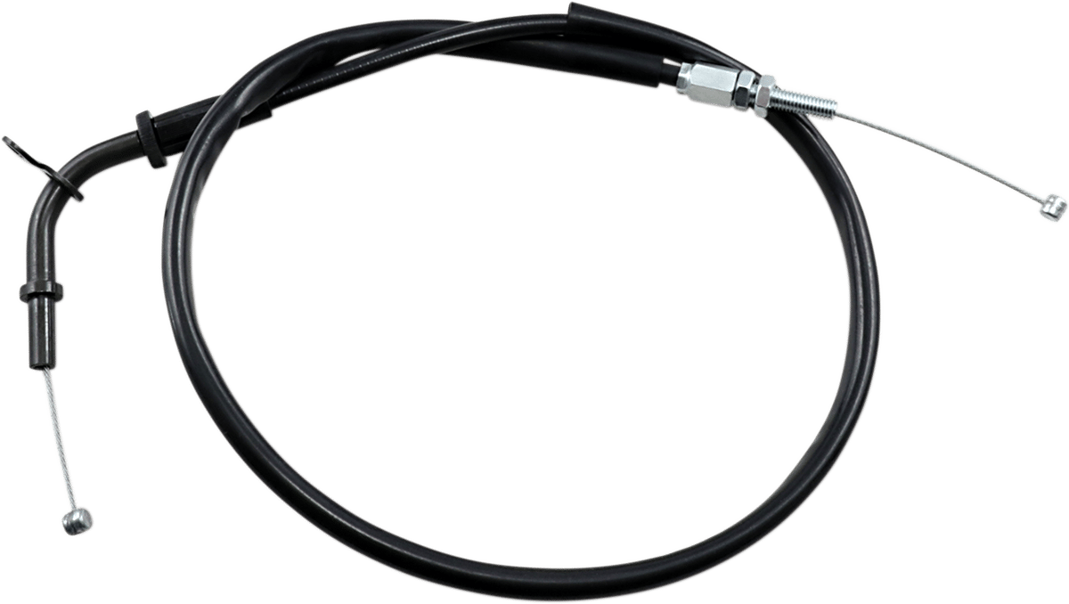 Black Vinyl Throttle Pull Cable