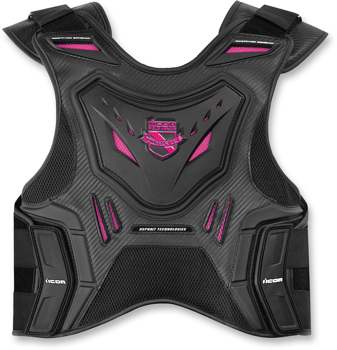 ICON - 27010513 - Women's Field Armor Stryker™ Vest - Black/Pink - S/M